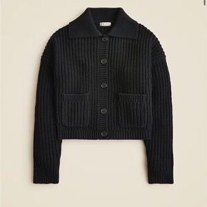 J. Crew Black Knit Cardigan